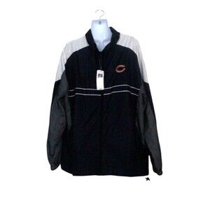 Chicago Bears Sports Illustrated Full Zip Windbreaker Jacket Size XLarge